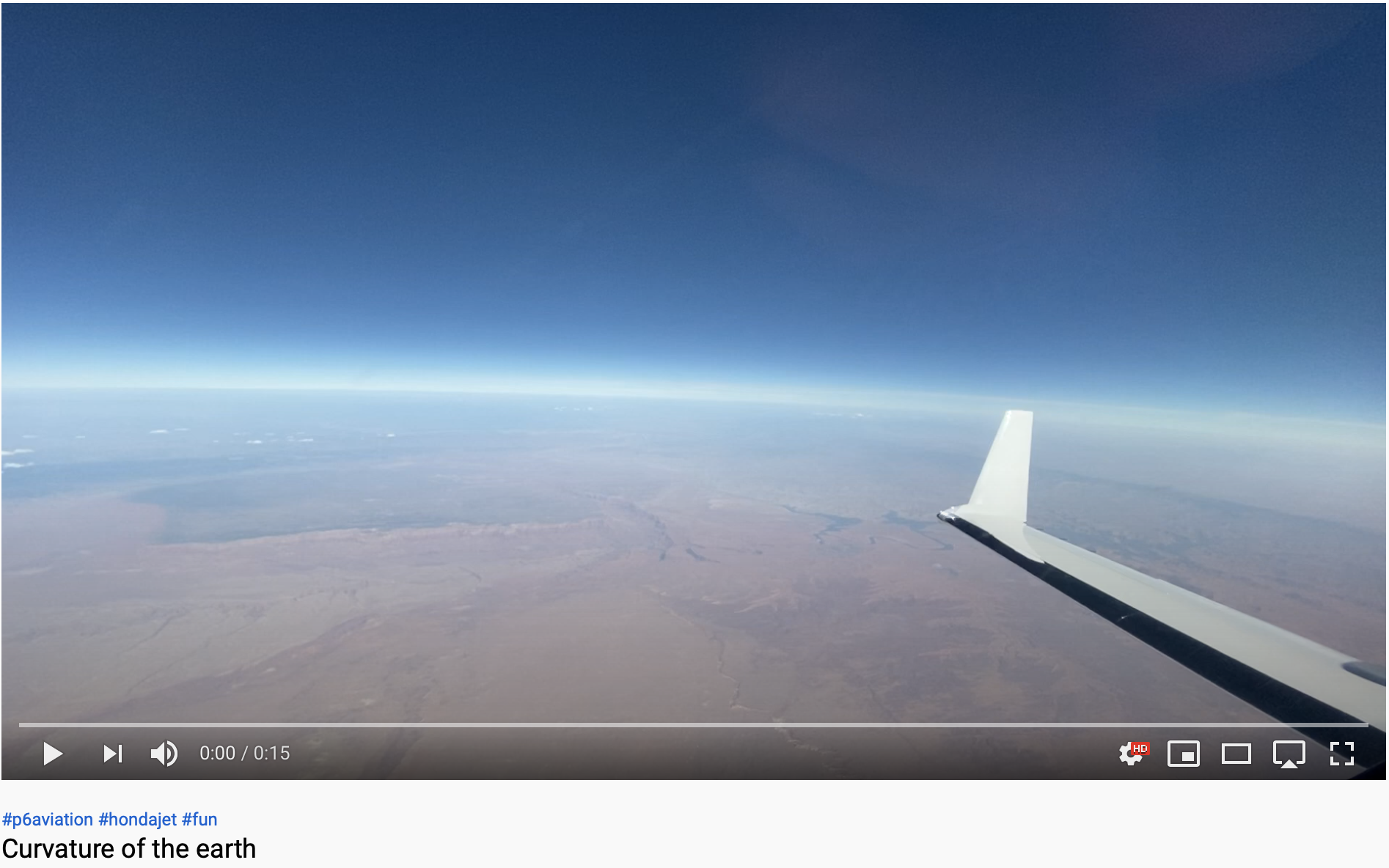 Curvature of the earth