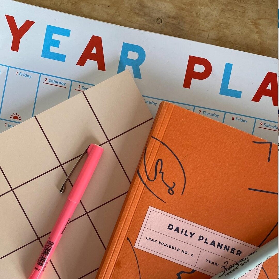 Easing myself into the start of the working year. Always made easier with great stationery. ⁠
⁠
The transition after a break rarely feels smooth to me. There's anxiety about catching up and getting back &quot;on top of things&quot;. The spaciousness 