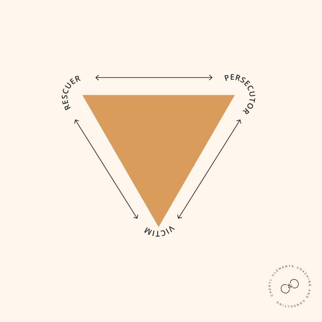 The Karpman Drama Triangle is something that I discuss with clients time and time again. It&rsquo;s also a framework that I&rsquo;m very well acquainted with myself. Hello. My name is Cheryl and I am a frequent Rescuer. 🦸&zwj;♀️

We&rsquo;re frequen