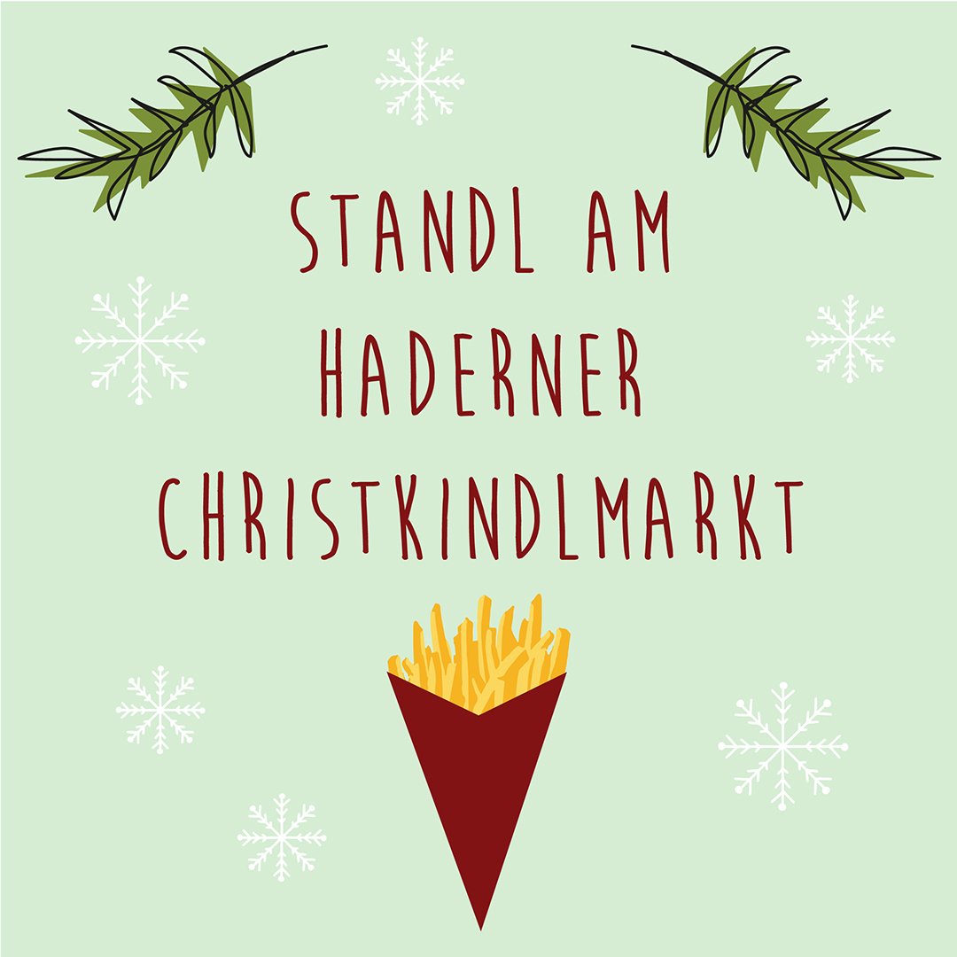 Wir sind auf dem Haderner Christkindlmarkt! 
Am 7. und 8. Dezember findet ihr uns dort an unserem Pommesstand. Wir freuen uns riesig, wenn ihr vorbeikommt! 🌟🎄
Wo? Canisiusplatz 1, im Herzen von Gro&szlig;hadern
 Wann? 
Sa, 7.12. 14:00-20 Uhr 
So, 8