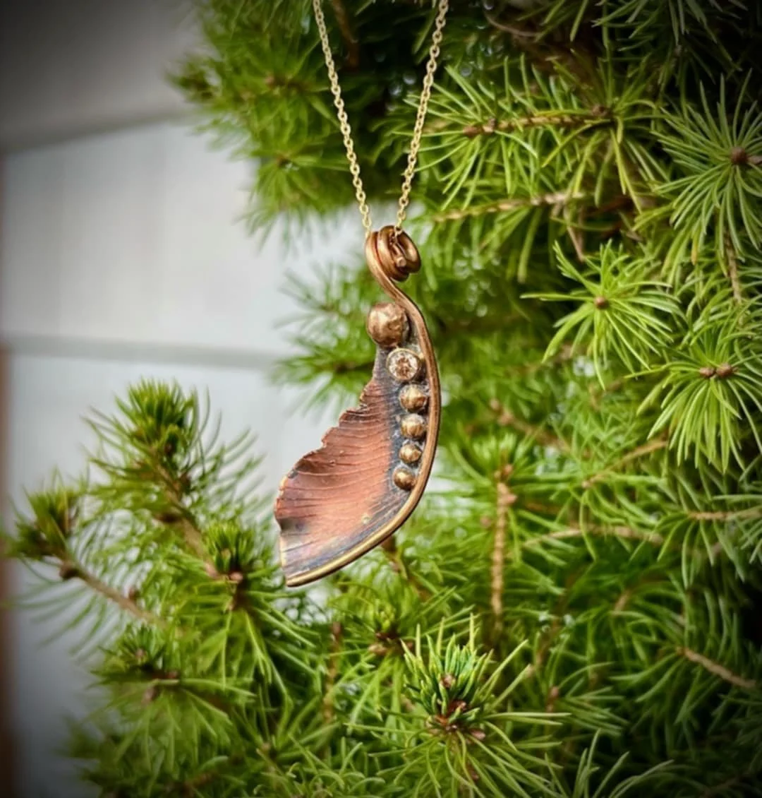 Maple Key Necklace by Chelsea Mainwaring