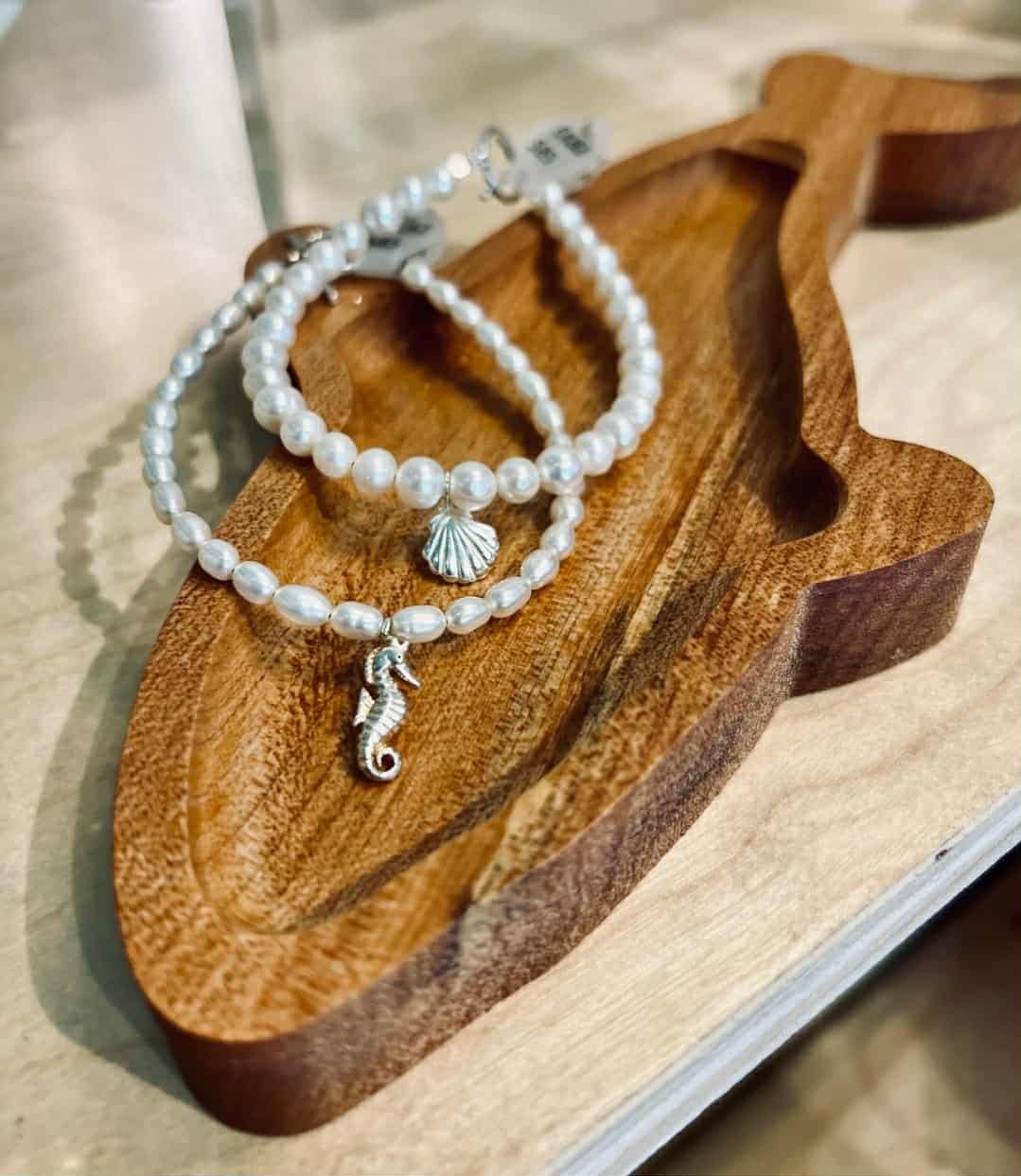 Seashell or Seahorse Bracelets by Emilie Kaplun