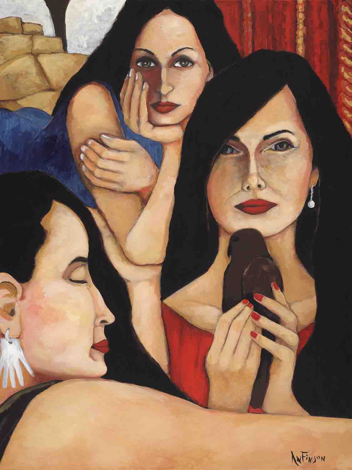  generations again  private collection  48 x 40 2012 