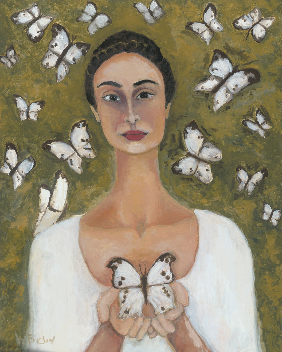  mother of butterflies  private collection  30 x 24 2014 
