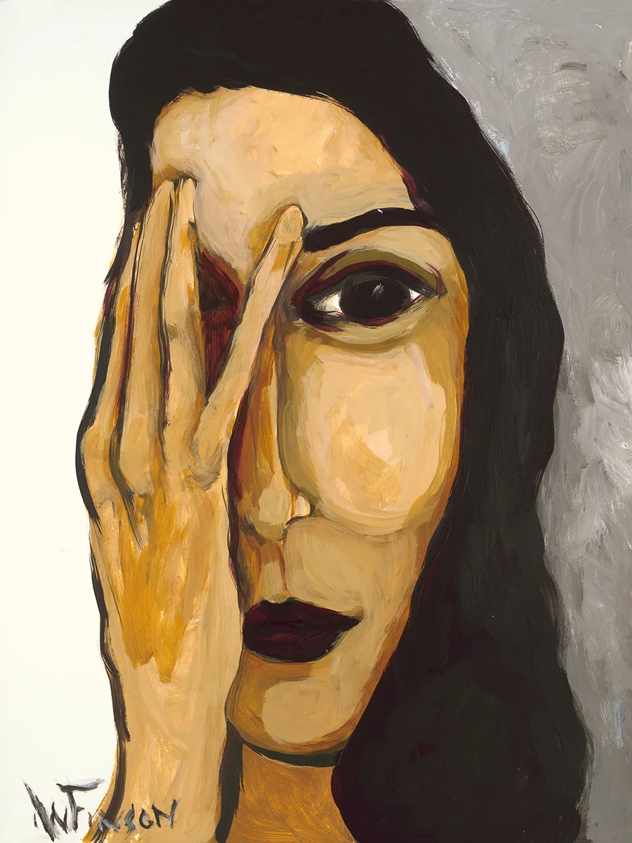 number 13 acrylic 24 x 18 2013