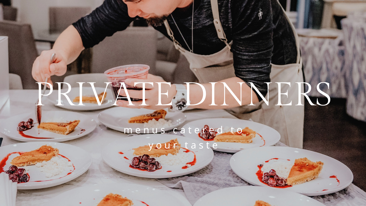 PRIVATE DINNER — relish catering crew