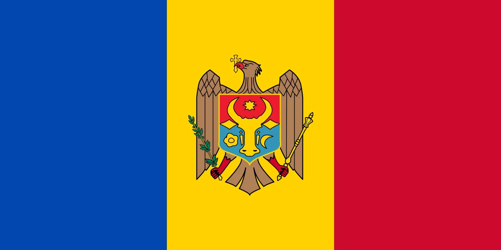 4x6" Moldova Stick Flag