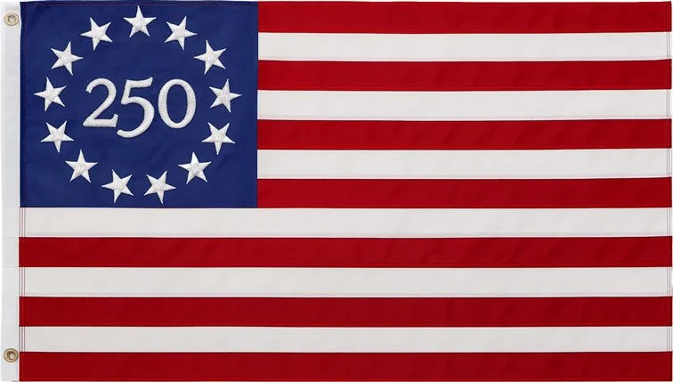 3x5 America 250 Betsy Ross Flag Embroidered