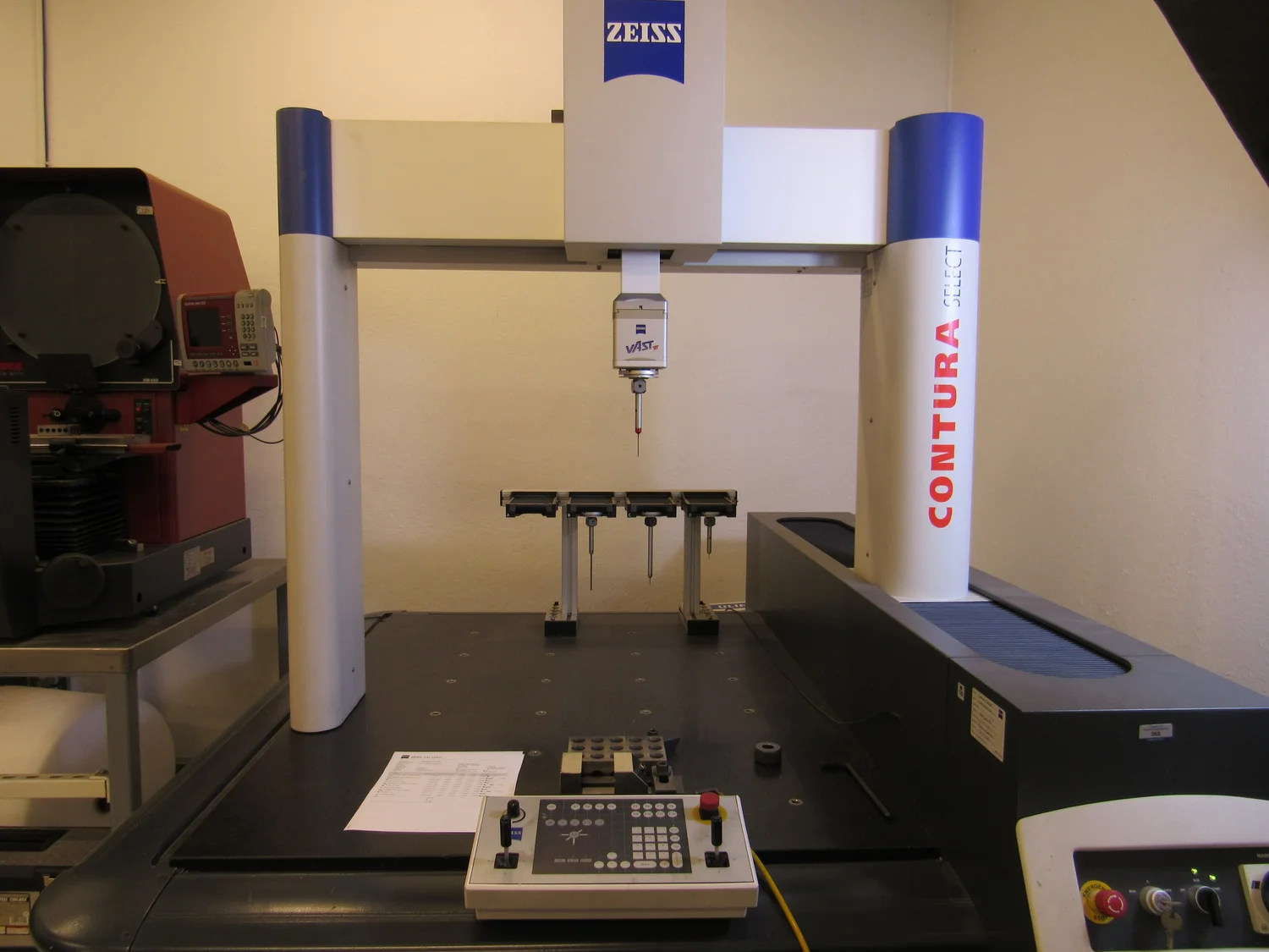 Coordinate measuring machine used for dimensional inspection