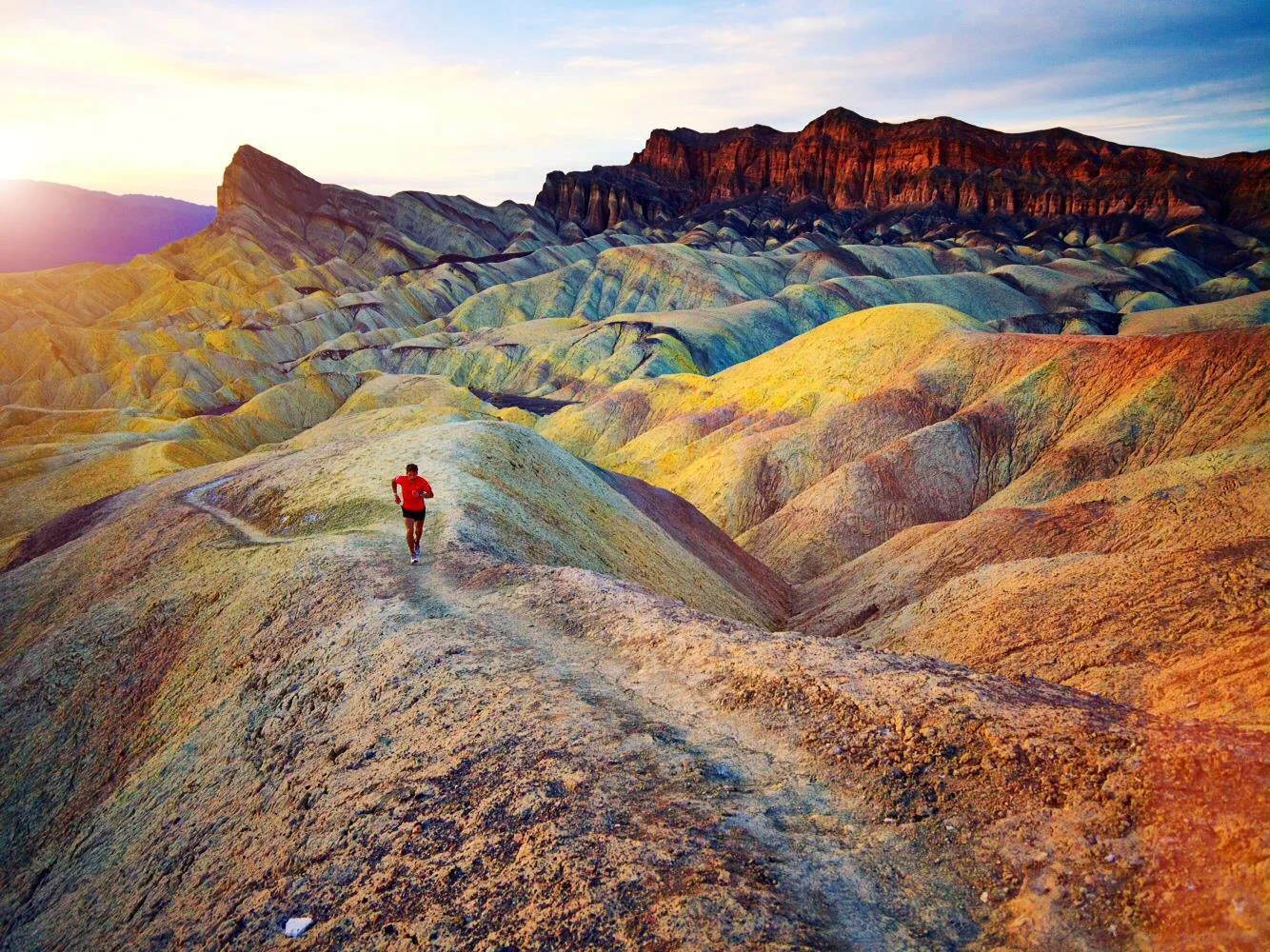 Dean Karnazes trains ahead of his Silk Road Sports Envoy run through Uzbekistan, Kyrgyzstan, and Kazakhstan in 2016. 