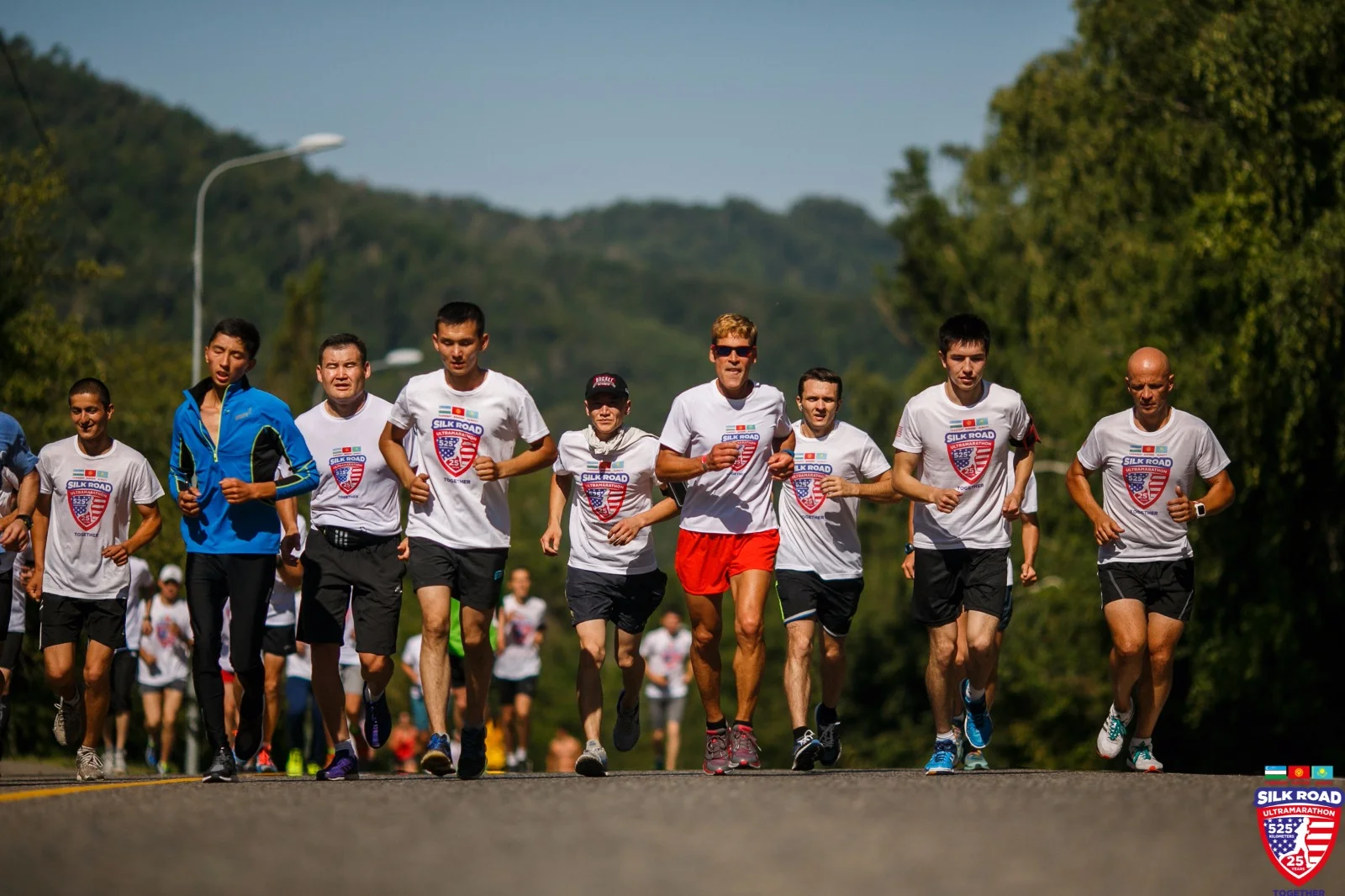 Sports Envoy Dean Karnazes begins his Silk Road Ultramarathon in Uzebekistan. 2016. 