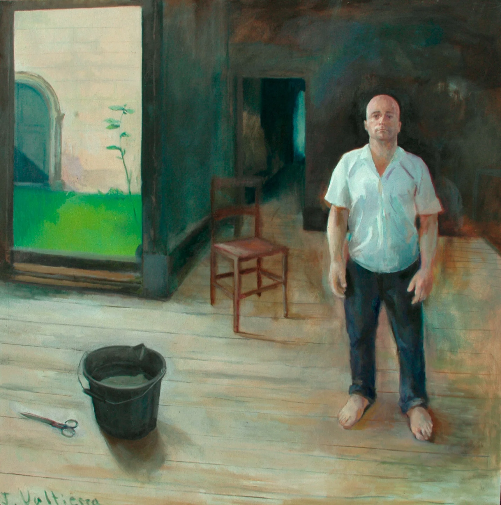 "M" 2006 Oil on canvas