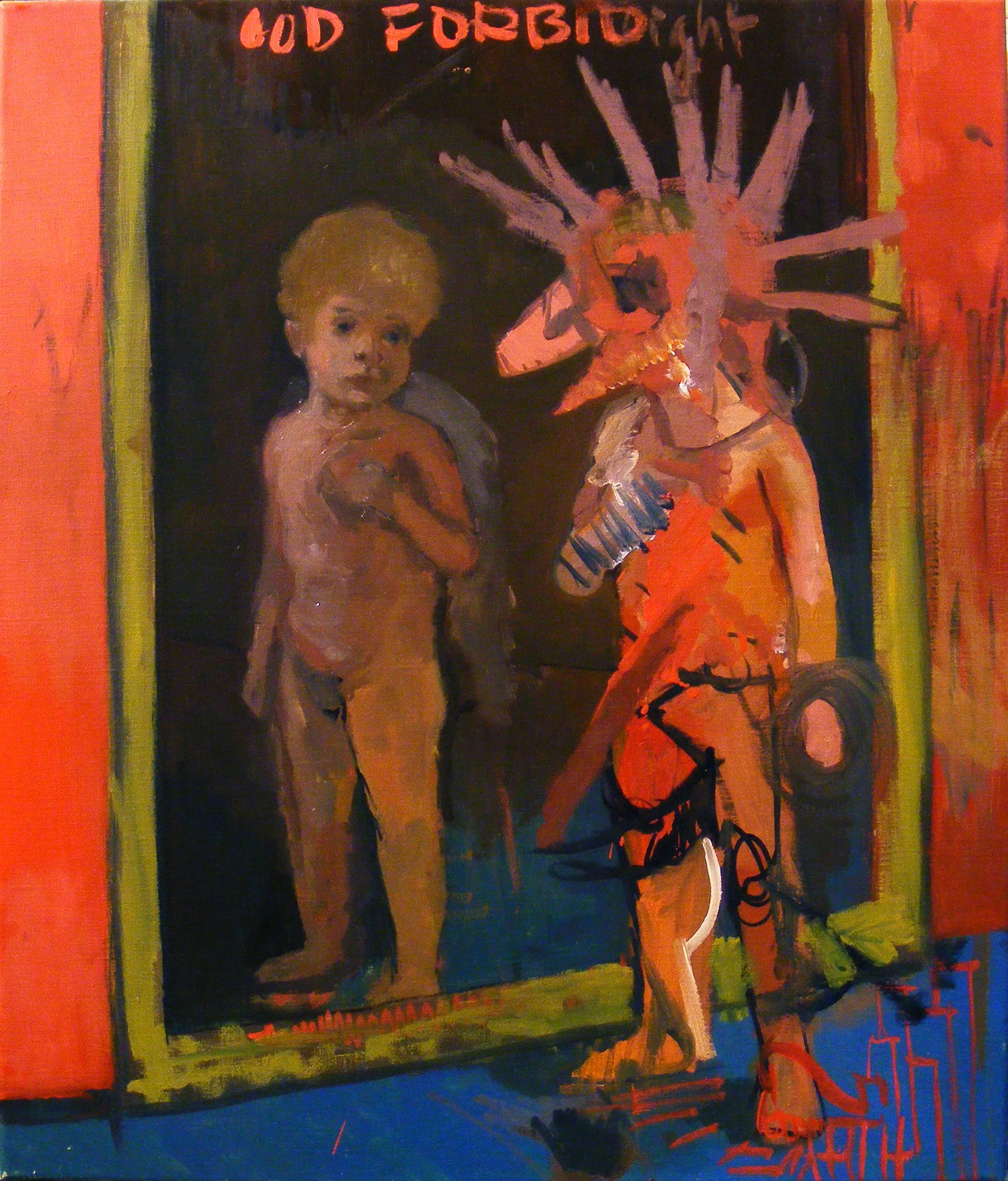 "Mirror" Oil on canvas. 2009