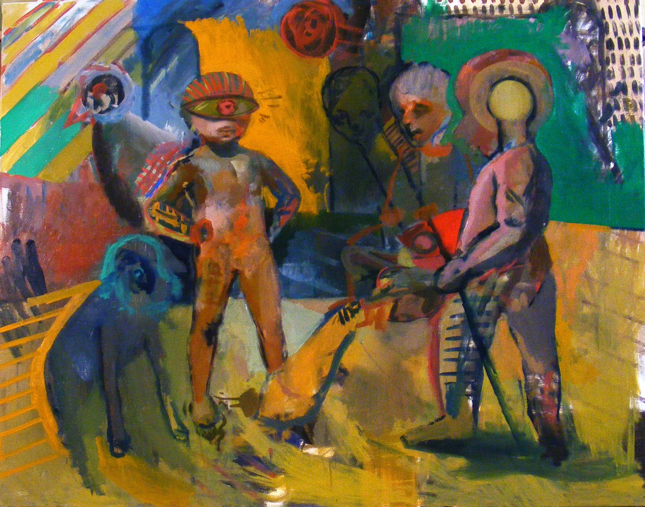 "Untitled" 2009 Oil on canvas