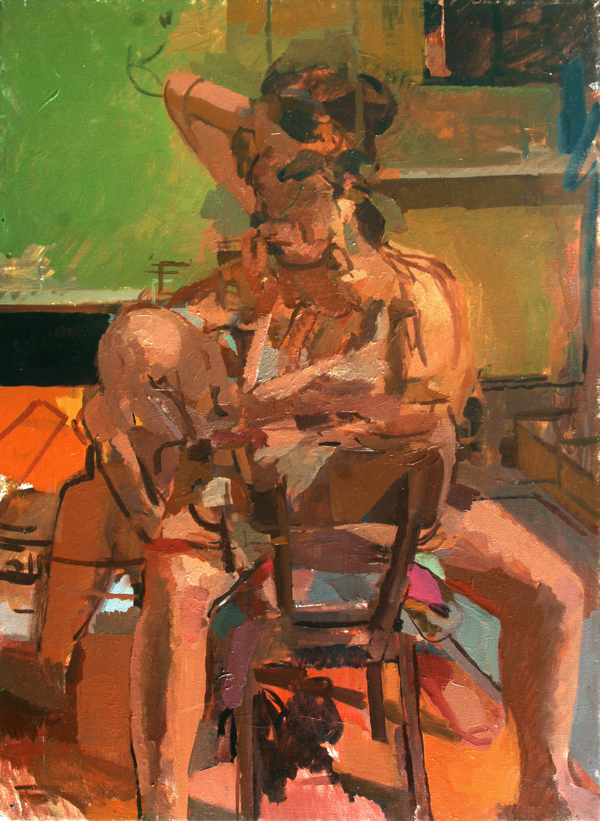    "Study"&nbsp;2009   Oil on canvas 