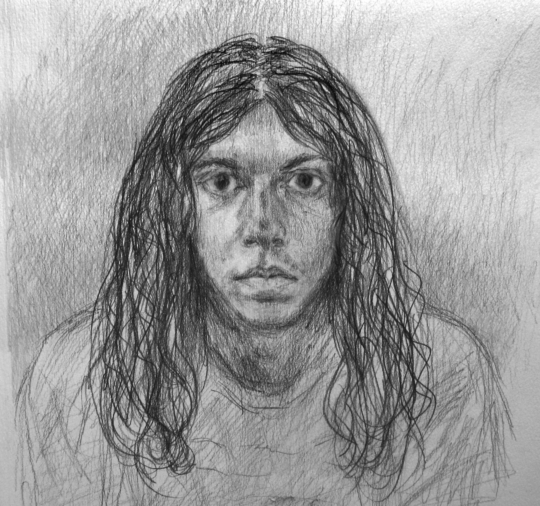    "Eduardo"&nbsp;2008   Pencil on paper 
