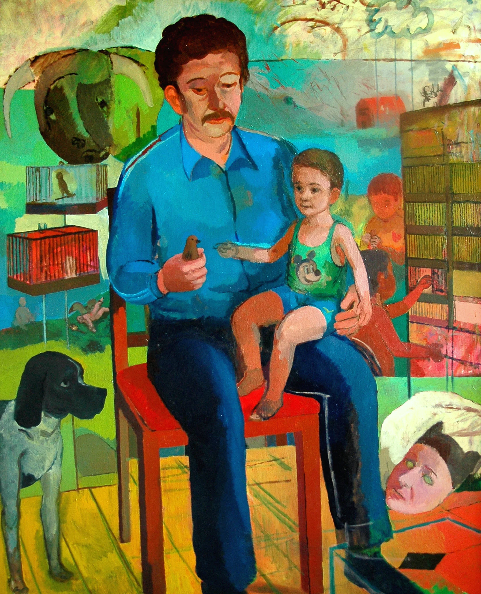"The birds" 2011 - 2012 Oil on canvas