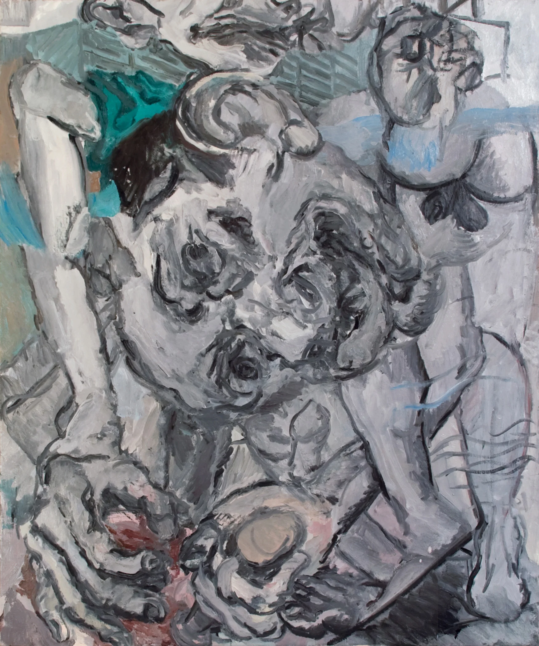 "Digger" 2014 Oil on canvas. 100 x 120 cm