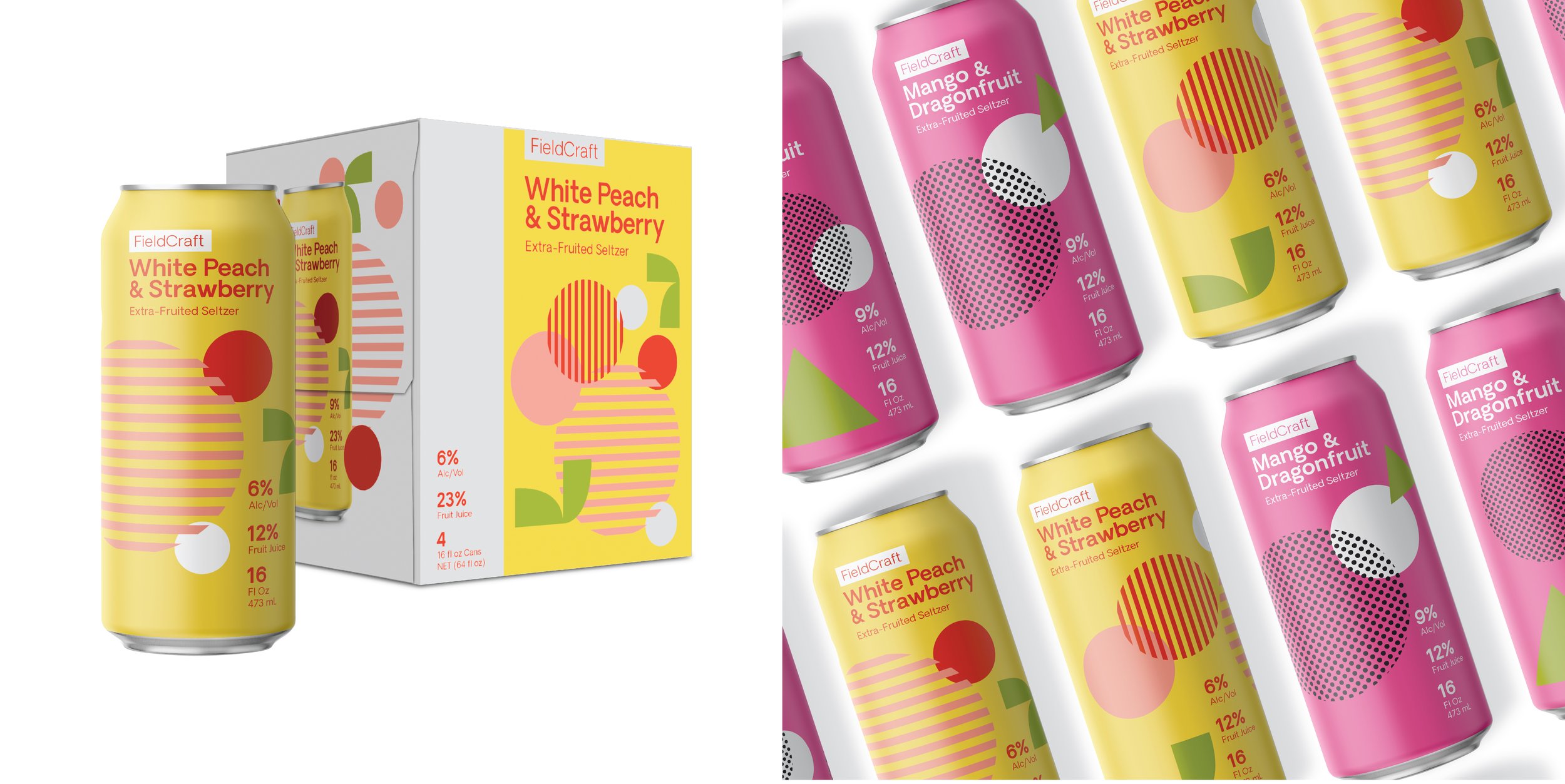 FieldCraft Extra Fruited Seltzer Concepts
