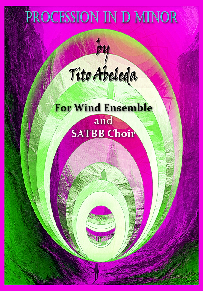 Procession in D Minor (for Wind Ensemble, Choir) music score