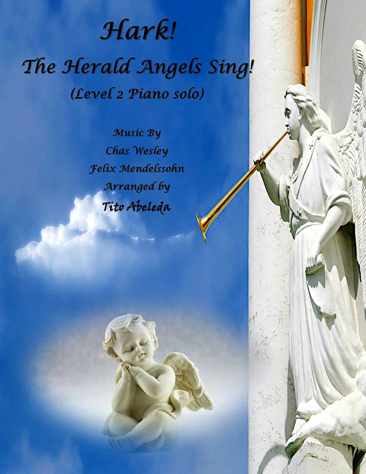 Hark! The Herald Angels Sing (Easy Piano Solo)