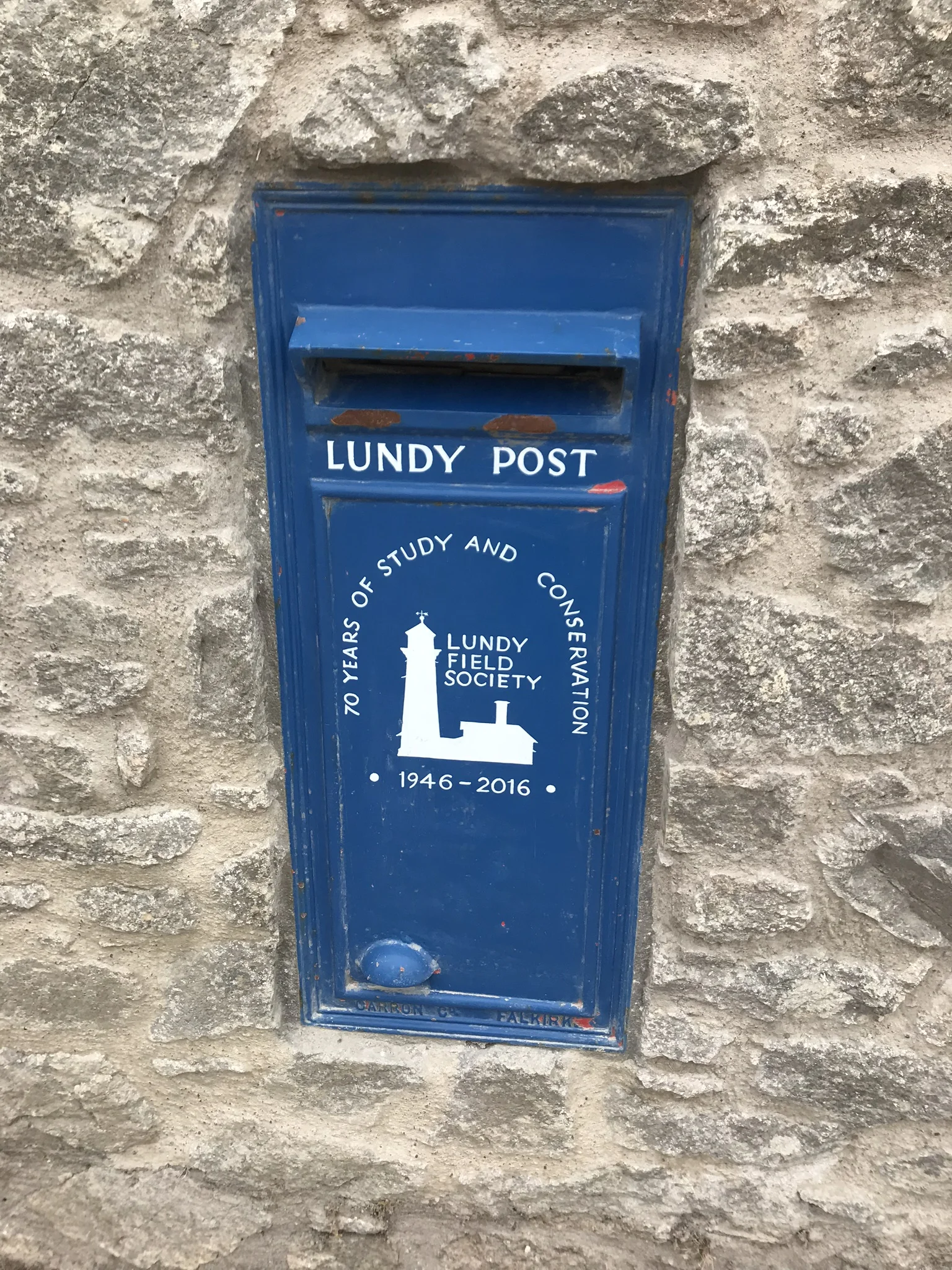 Lundy has its own stamps and special postal service
