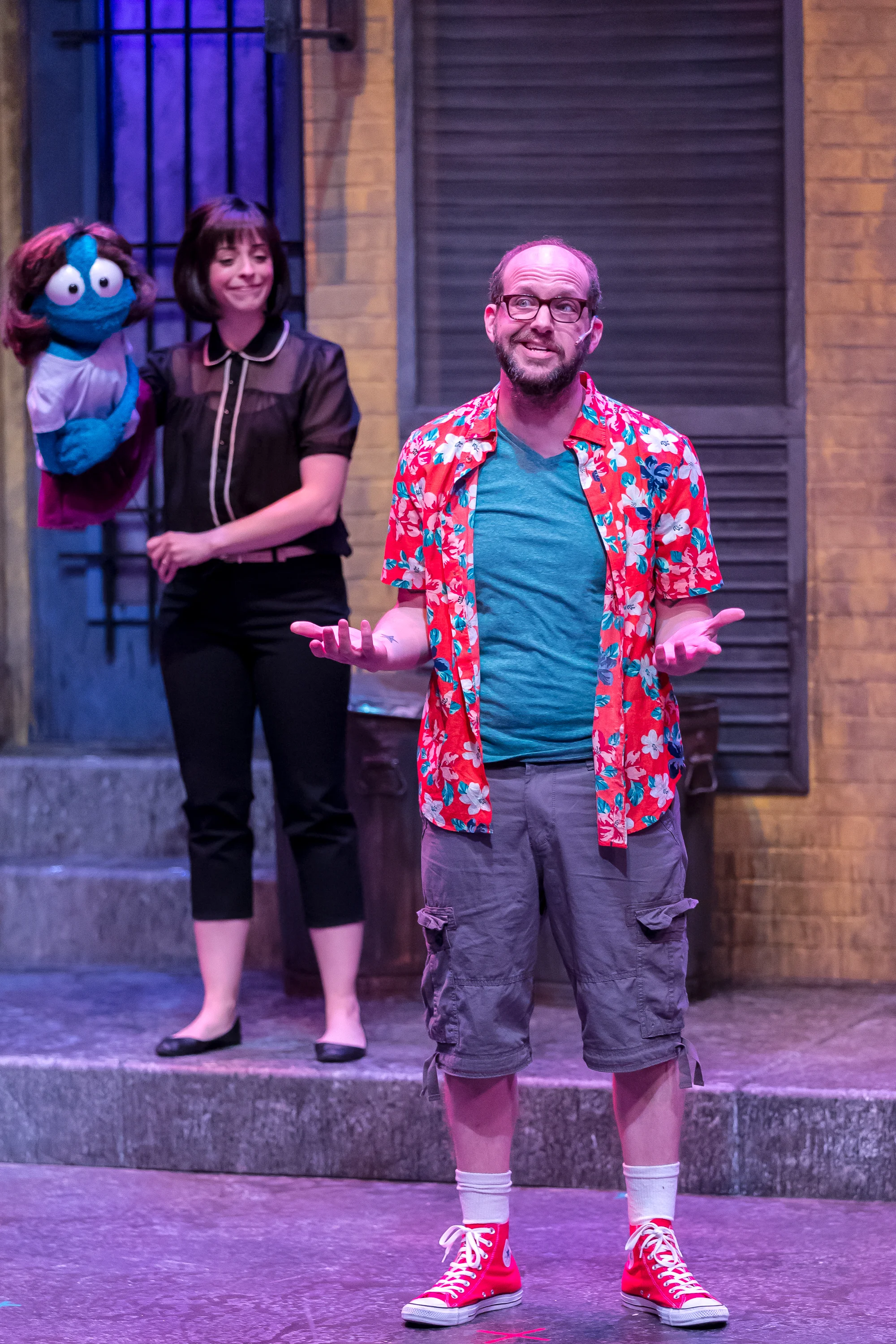 Mercury's Avenue Q '18 - Leah Morrow (Kate Monster), Matthew Miles (Brian).jpg