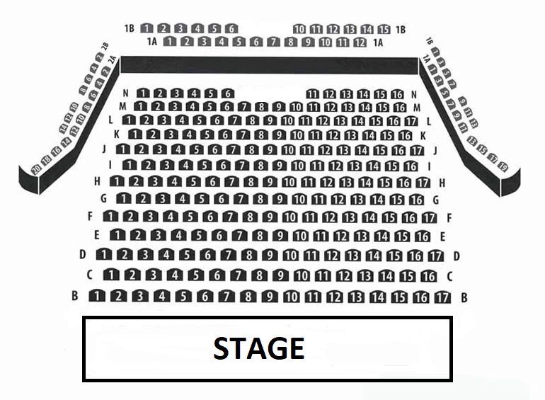 Seating Charts Mercury Theater Chicago