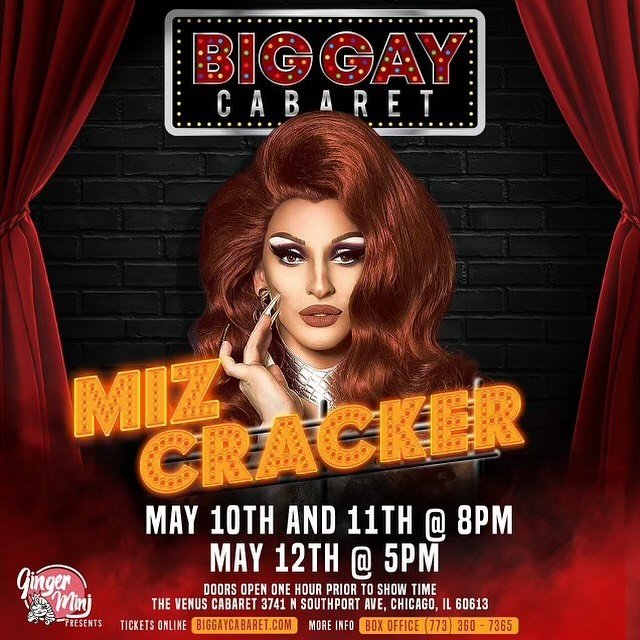 We are so excited to announce that our next Big Gay Cabaret performer is none other than RuPaul&rsquo;s Drag Race star @miz_cracker ✨

Tickets to see Miz Cracker are on sale now!