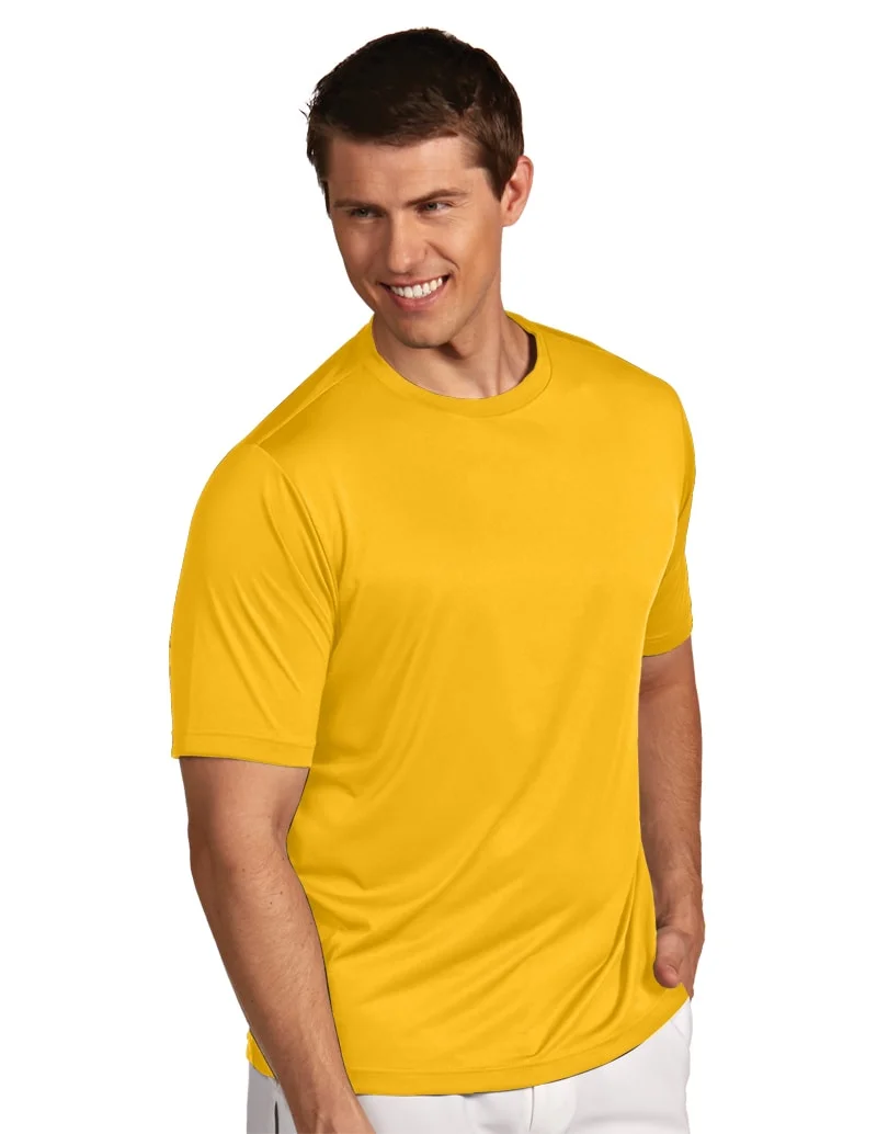 Antigua Men's Ace Short Sleeve Tee, Gold