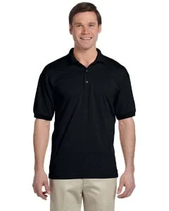 GILDAN DryBlend JERSEY POLO, BLACK