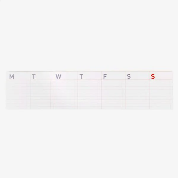 WEEKLY STICK-UP CALENDAR