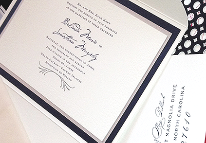Pedro St James, Grand Cayman Wedding Invitation