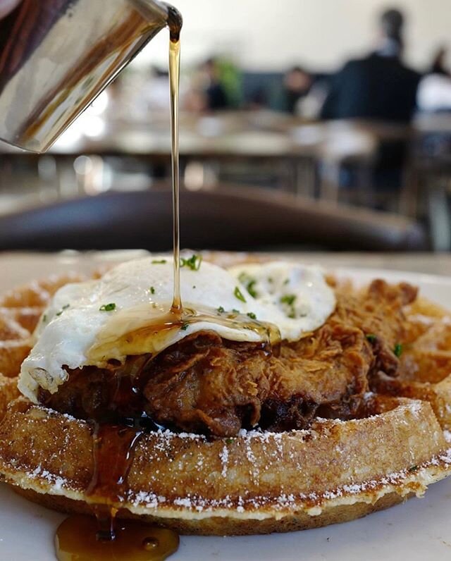 🤤🤤Chicken &amp; Waffle🧇🍯
📸 @vegasdining
#yougottaeatthis

Only a few hours left until our giveaway ends tonight! Check out our past posts and don&rsquo;t forget to enter for your chance to win a $50 Gift Certificate to the brunch of your dreams✨