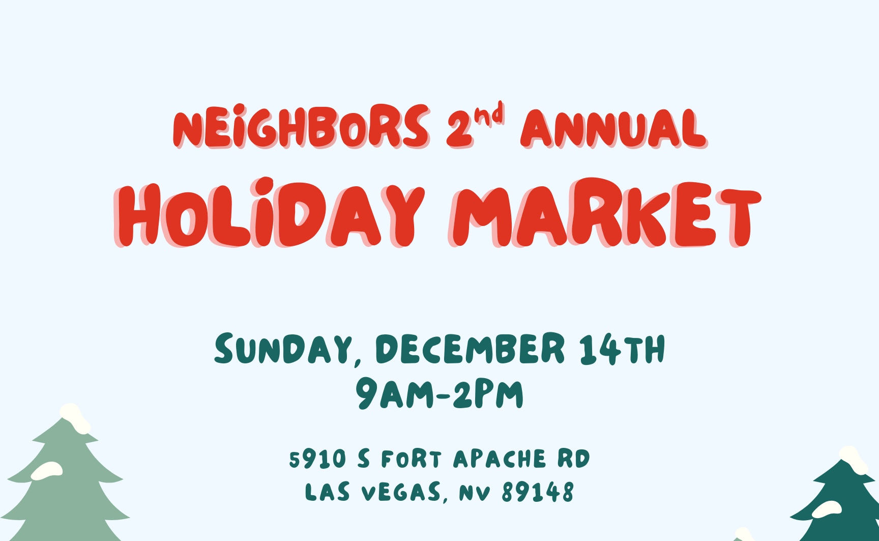 Neighbors 2nd Annual Holiday Market