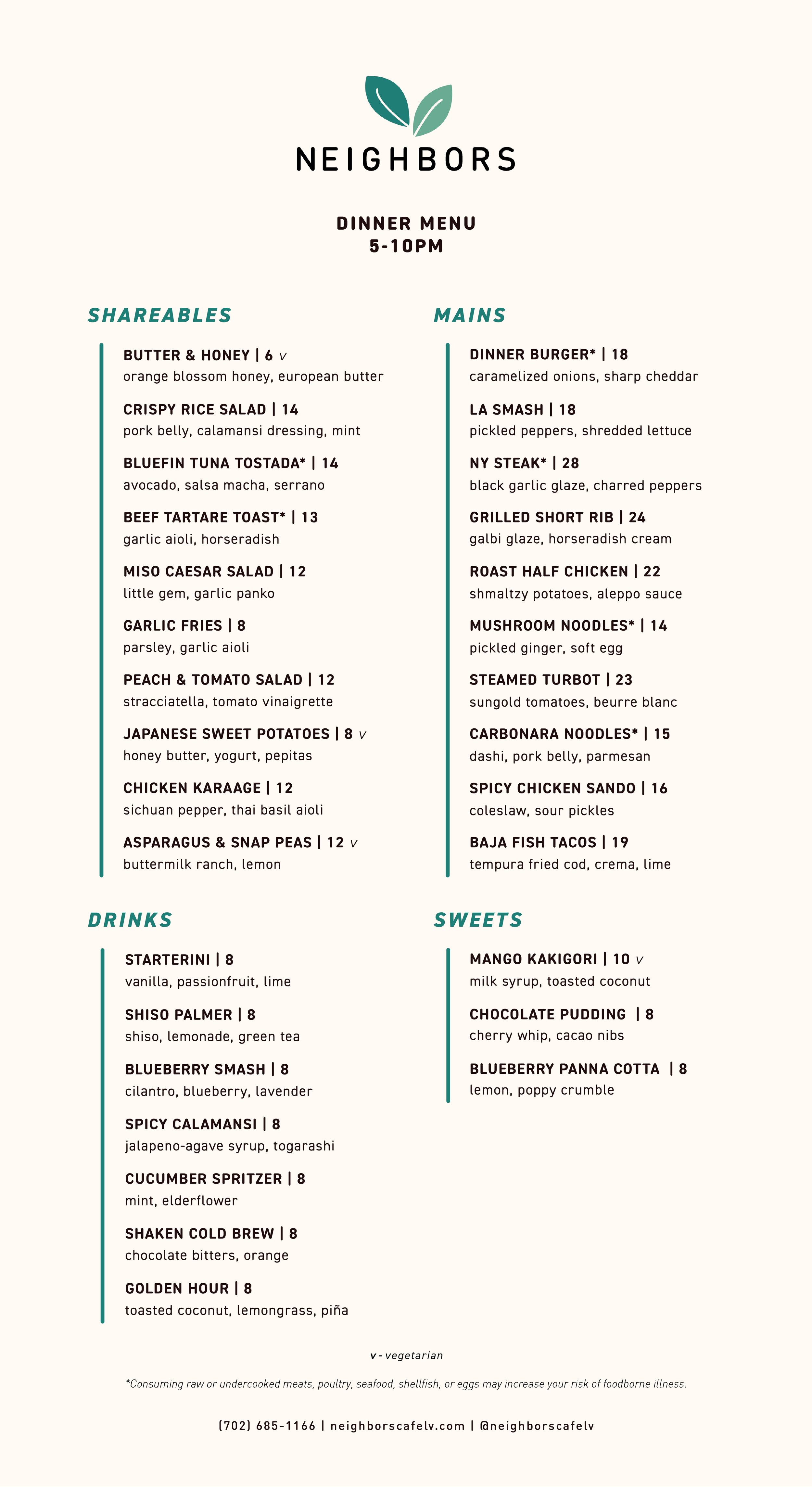 Neighborly Menu Home - Neighbors