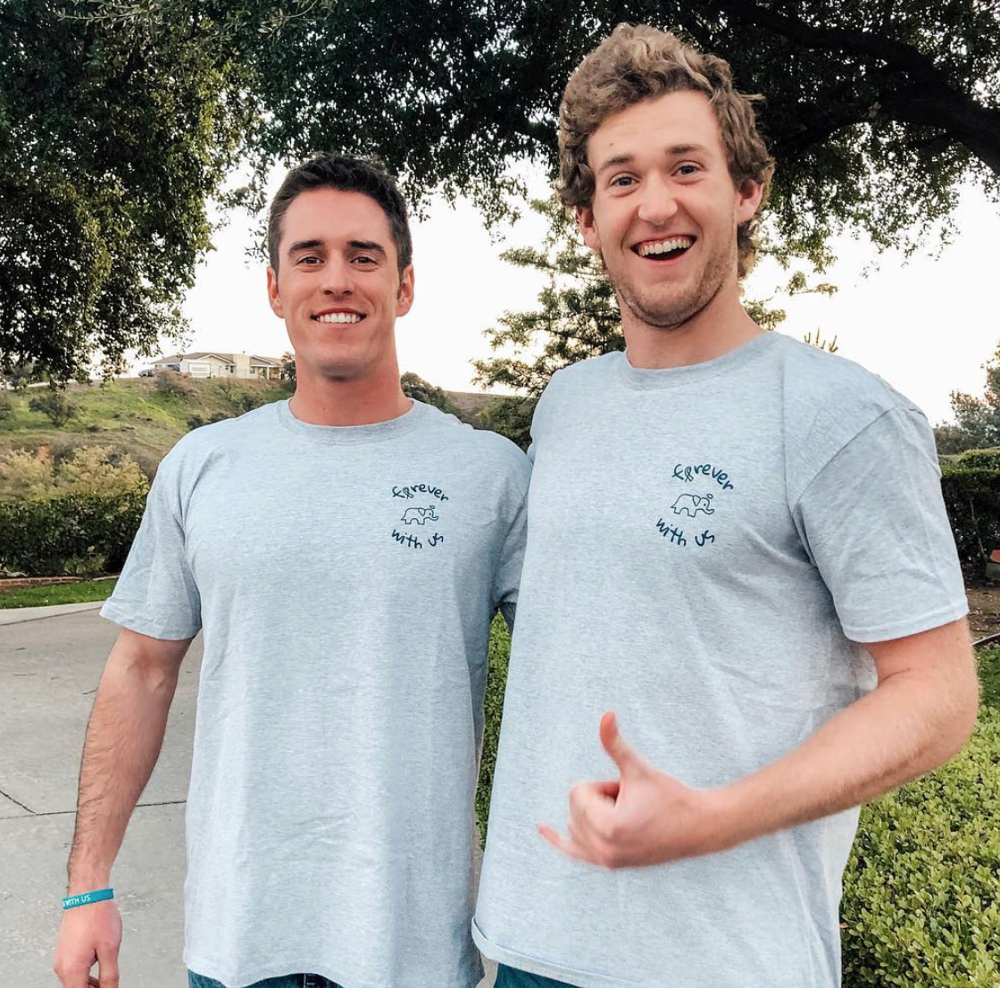 Grey Original Logo Tee