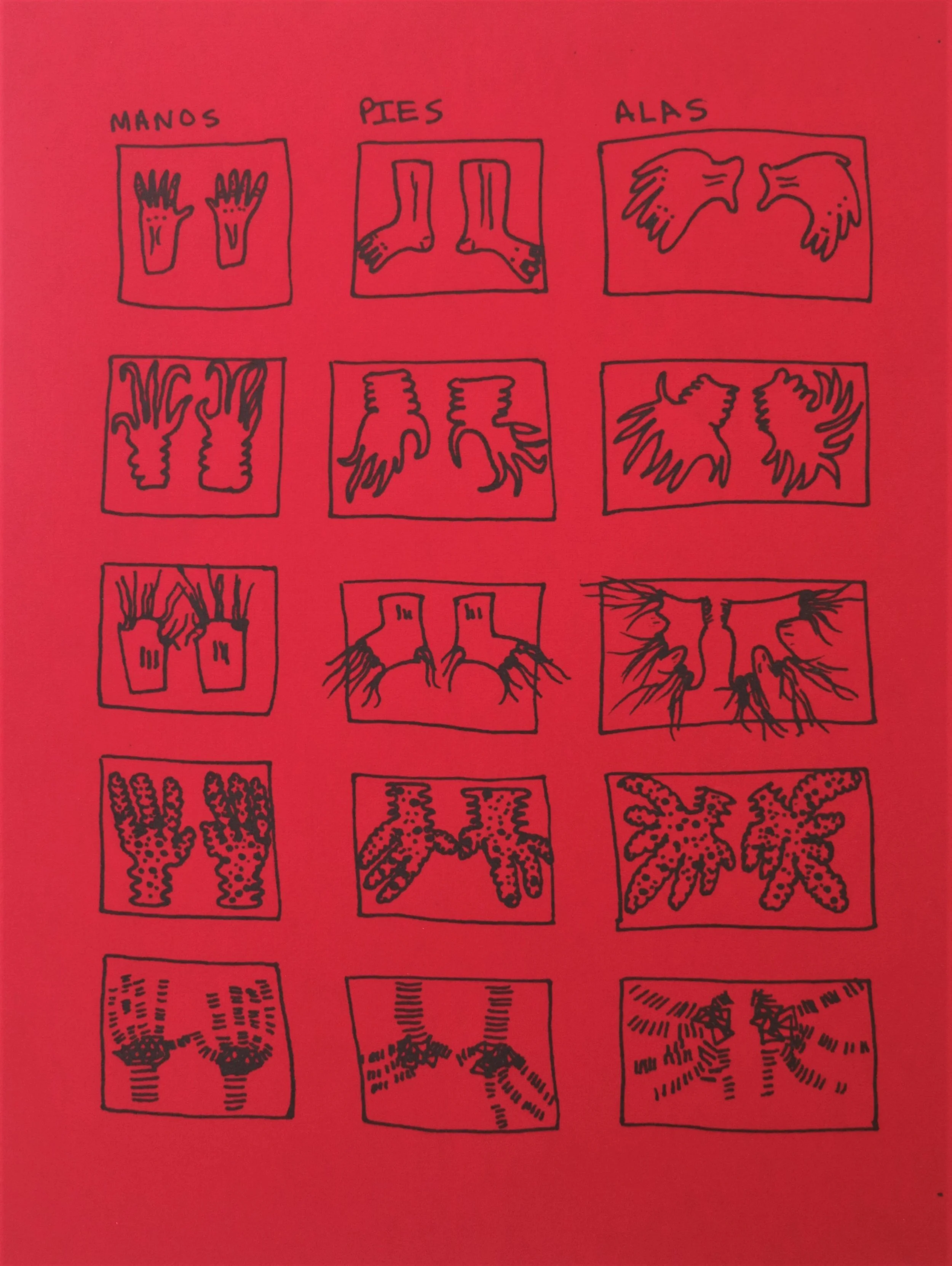 Manos, pies y alas by Jimena Lloreda