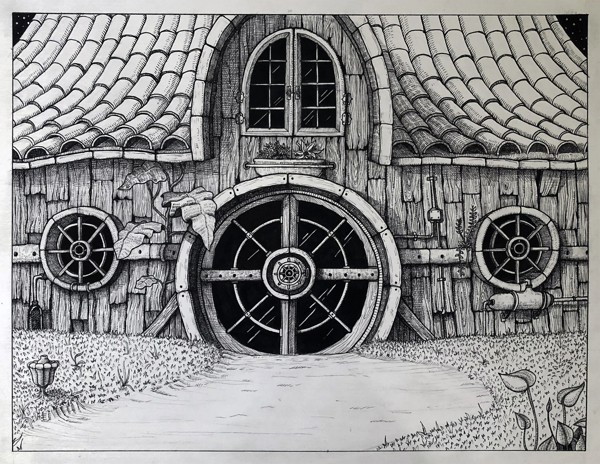 La casa de la abuela by Hansel Jared Ballista Morales