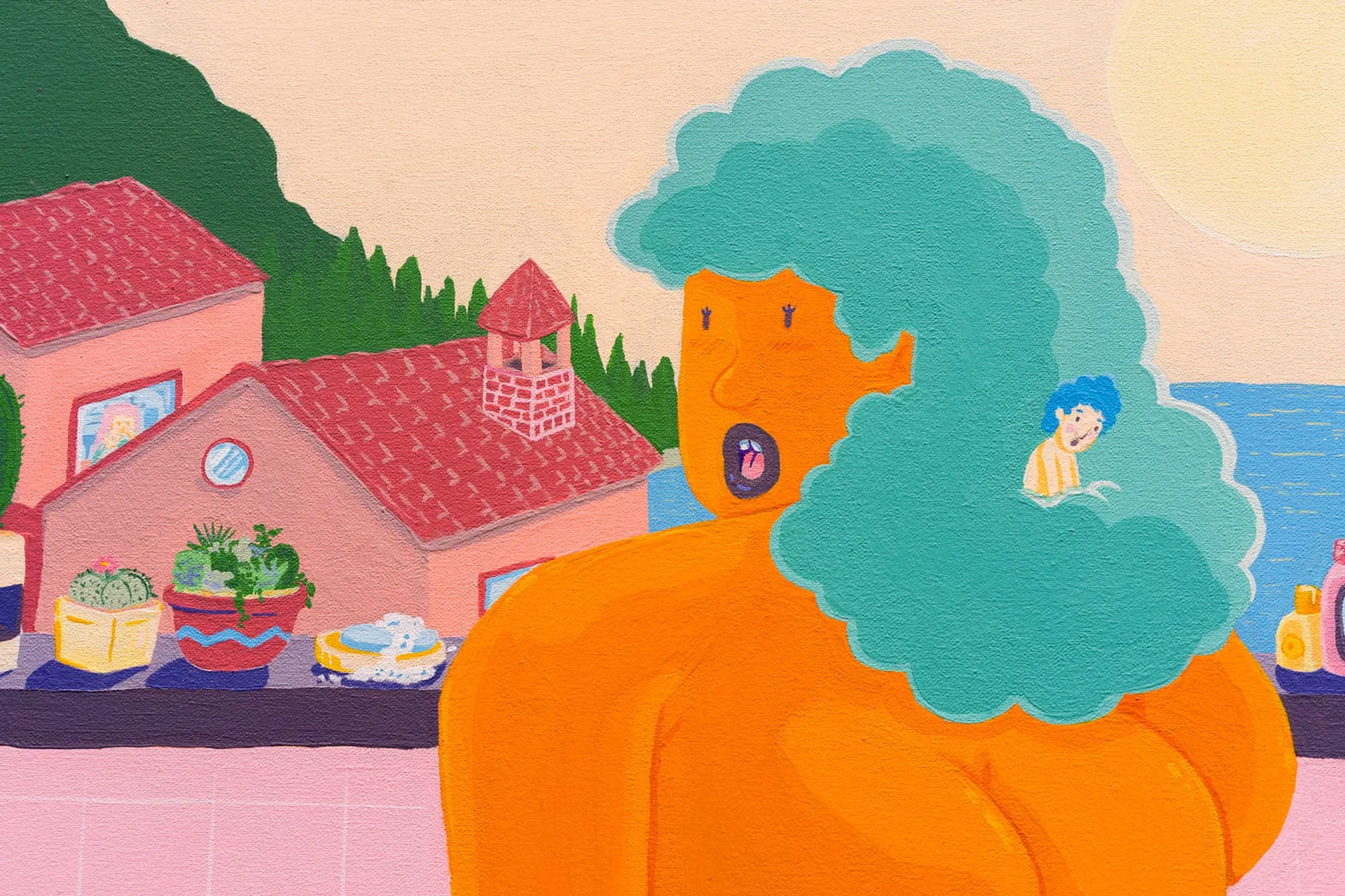 Mujer mangá con amantes by El CoCa