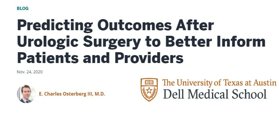 Dr. Osterberg Discusses His Research on Urethroplasty Outcomes