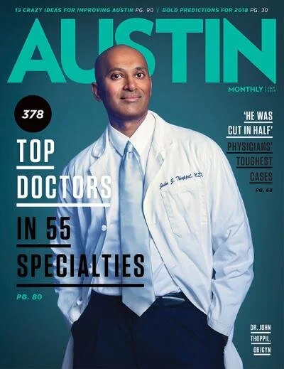 Dr. Osterberg named as "Top Doctor in Austin" 2021