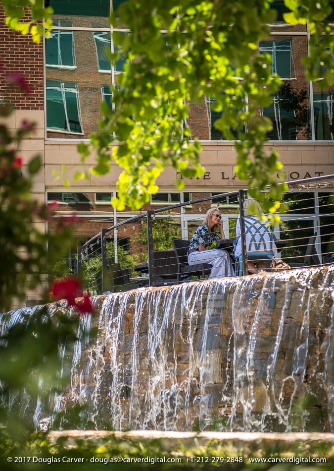 Image of RiverPlace mixed-use building - waterfall