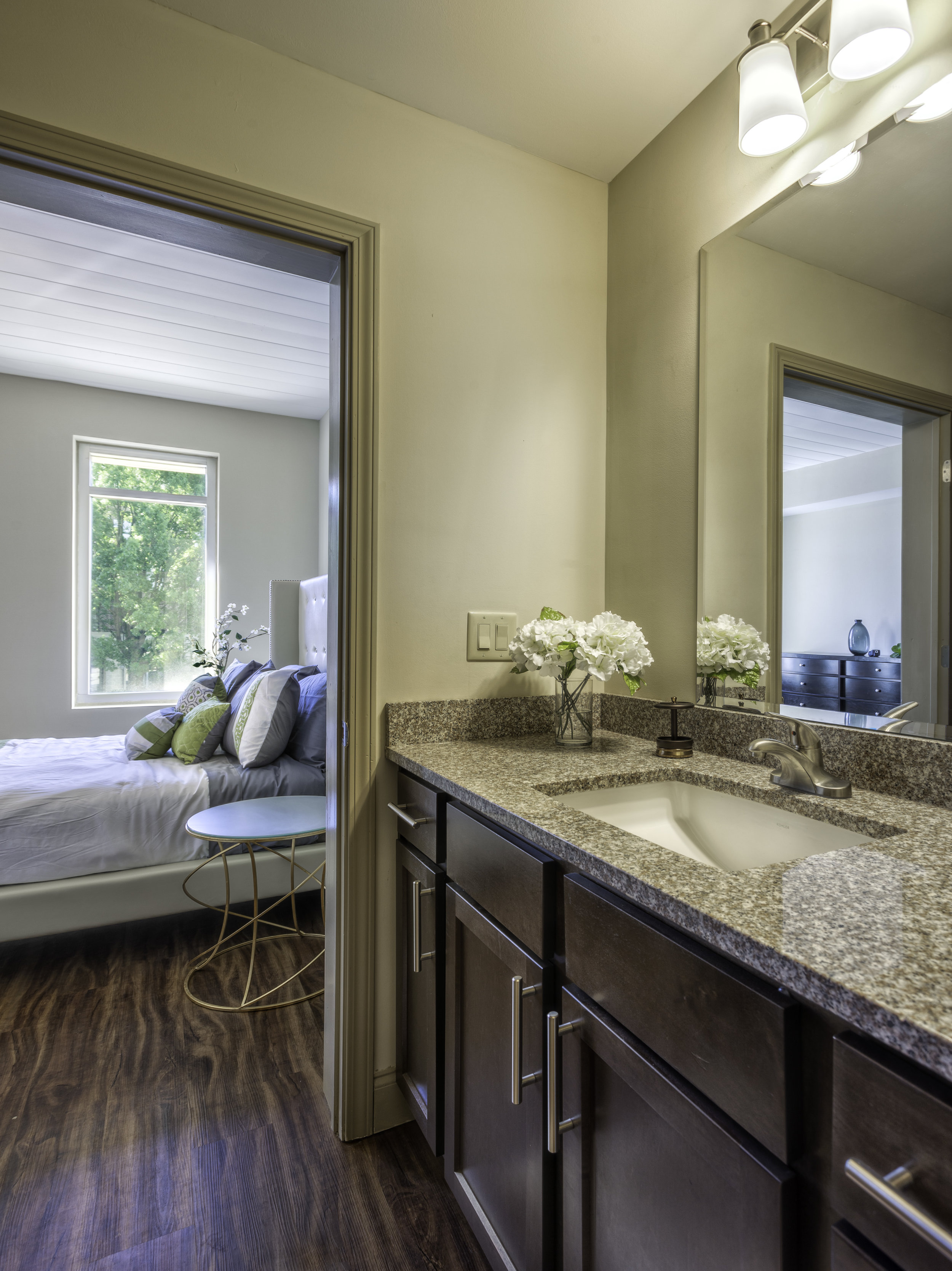 RiversEDGE apartment building - image of example bathroom