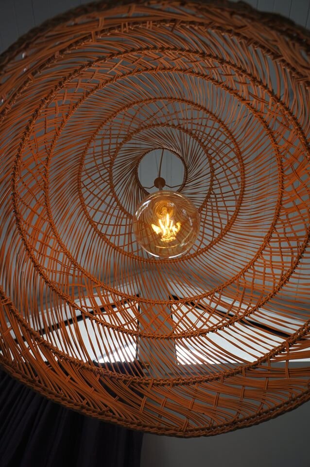 Basket Weave Pendant Light