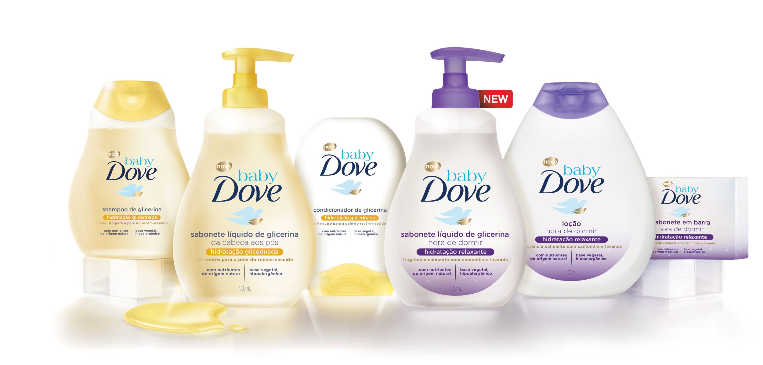 CONCEPTUAL AND CREATIVE DIRECTION FOR BABY DOVE'S NEW PRODUCT LINE