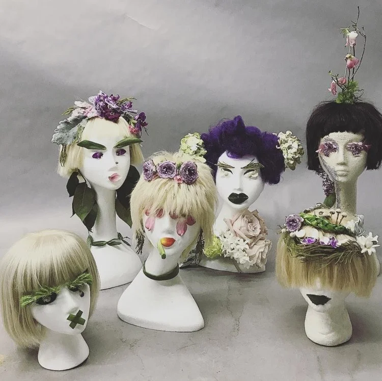  [SOCIAL MEDIA CAMPAIGN] (2017) BEAUTY IN BLOOM ARTISTS: ION STUDIO TEAM  CREATED IN COLLABORATION WITH ION STUDIO AND ELAN FLOWERS (SOHO) FOR EARTH MONTH DISPLAY EMPHASIZING THE DAVINES CONCEPT OF SUSTAINABLE BEAUTY. 