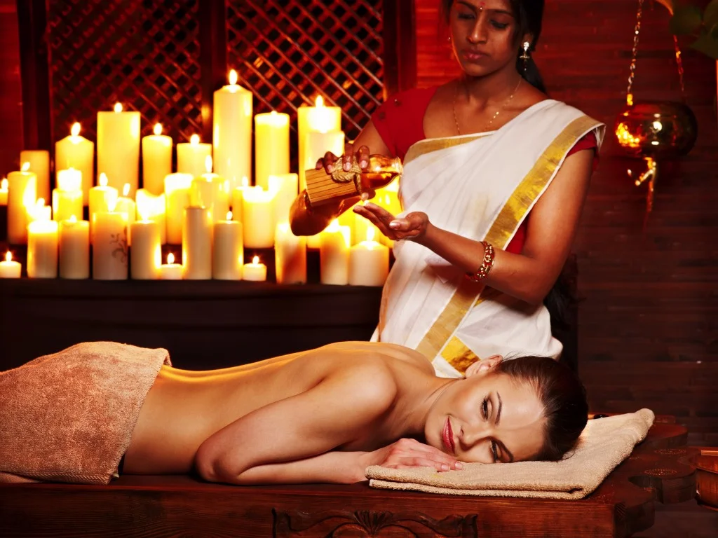 Abhyangam at an award winning Ayurveda Spa, have you tried this warm unctuous massage? 