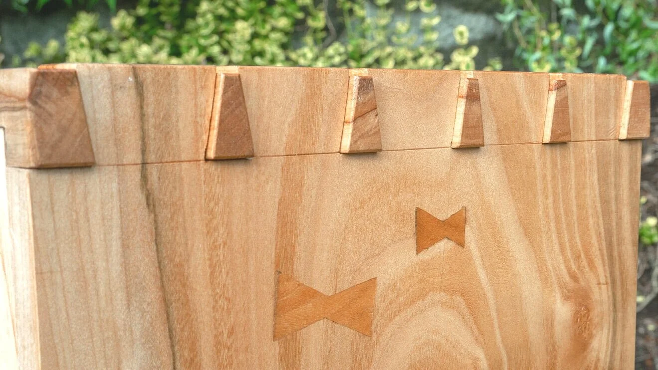 Hand Tool Tote with Hand Cut Dovetails