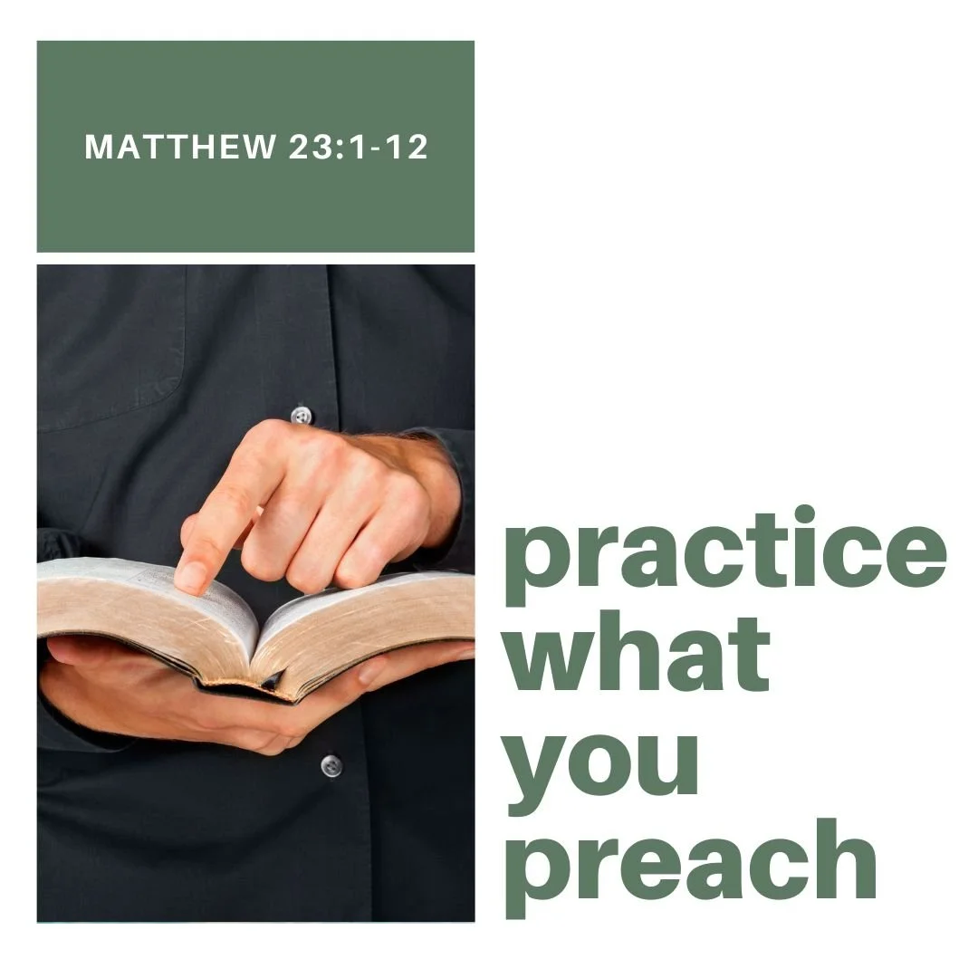 Practice What You Preach